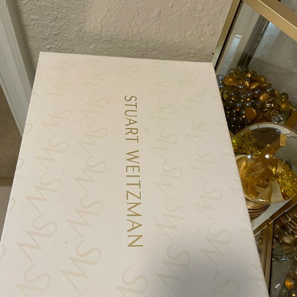 Stuart Weitzman Goldie Embellished Denim Sneakers - Picture 3 of 12